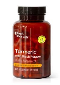 Turmeric With Black Pepper Herbal Supplement Capsules
